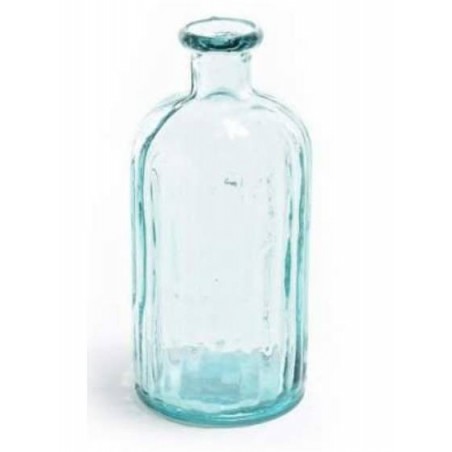 BOTTIGLIA VETRO RIGATA 19cm