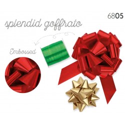 RONDELLA NASTRO SPLENDID GOFFRATO 6805 mm31x100mt 04-ARGENTO