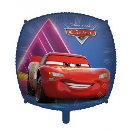 PALLONE MYLAR QUADRATO CARS 45cm