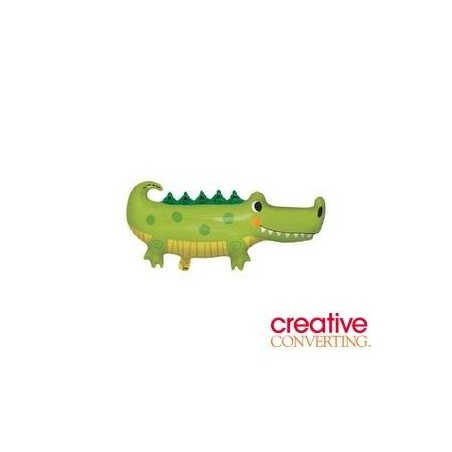 PALLONE MYLAR SHAPED ALLIGATOR PARTY 46x92cm
