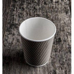 BICCHIERI BEVANDE CALDE DOUBLE WALL 240ml COMPOST ø9xh8cm 25pz