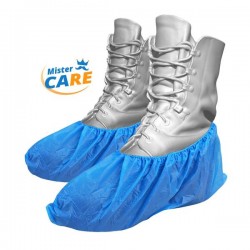 Mr.Care - COPRISCARPE CPE CON ELASTICO 15x38cm 100pz BLU