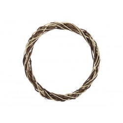 CORONE BICOLORE INTRECCIATE ø25cm 5PZ