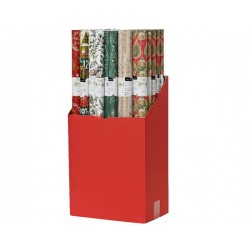 CARTA REGALO NATALIZIA GIFTWRAPPING 5assortimenti H70x200cm 1pz