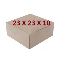 SCATOLA TORTA QUADRATA DAMA MIS.23x23x10 ECOLIFE