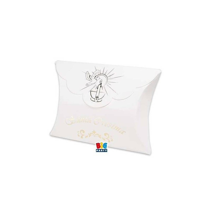 SCATOLA CARTONCINO BUSTA CRESIMA 10x8x3cm 25pz