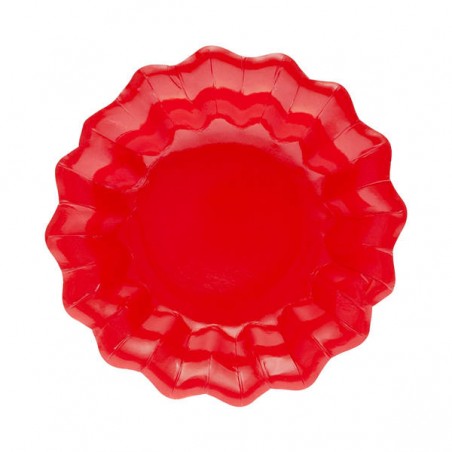FONDINE NEW SHAPE 24cm ROSSO 8pz