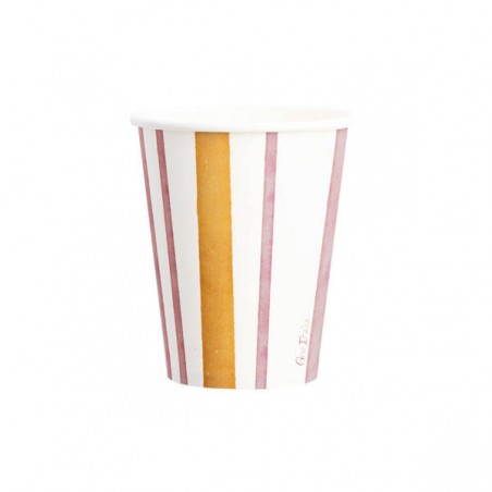 BICCHIERI 250cc DESERT PINK 8pz