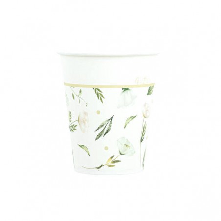 BICCHIERI 250cc DANZA DI FIORI 8pz