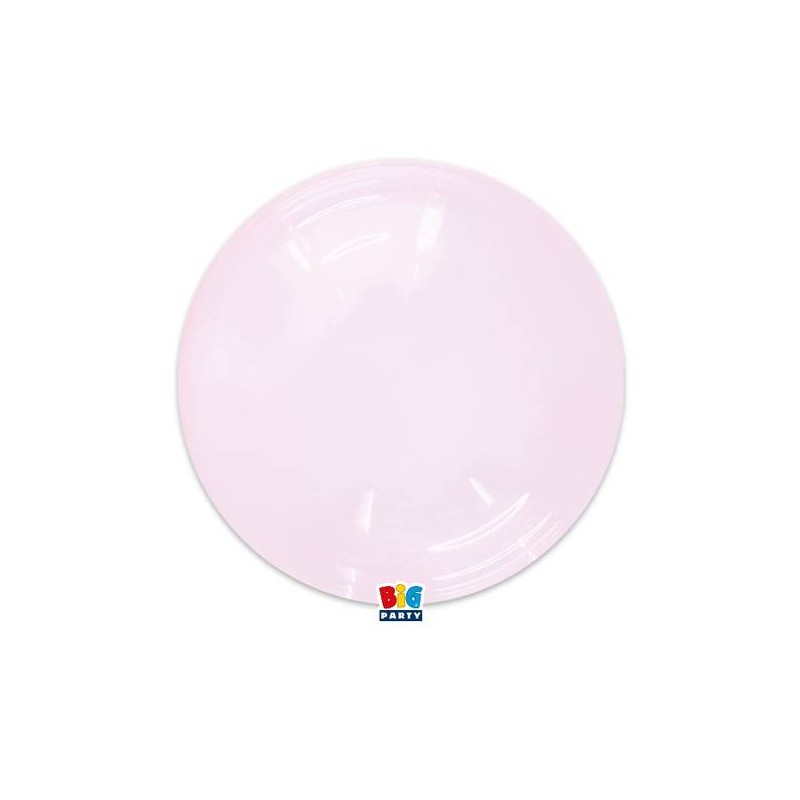 PALLONE DECO BUBBLE ø45cm 18 CRYSTAL ROSA