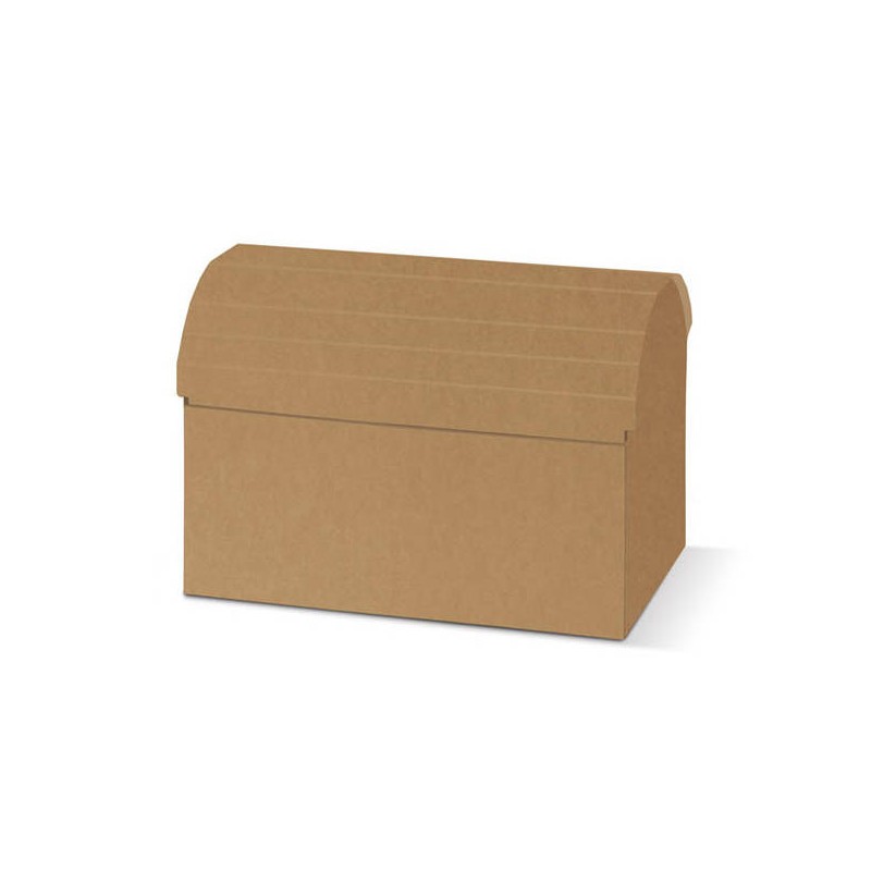 SCATOLA BAULETTO AVANA LISCIA 10x7x7,5cm 10pz