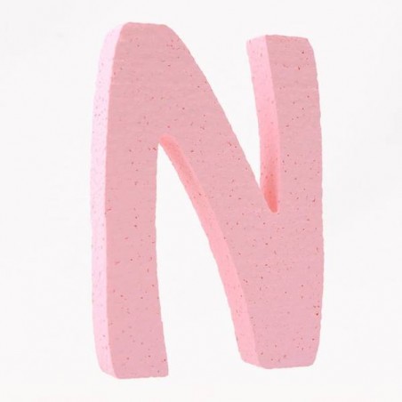 LETTERA POLISTIROLO PASTELLO mm120x90 N ROSA PASTELLO