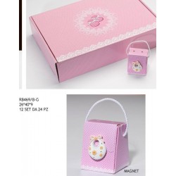 VALIGETTA 24 SCATOLINE GIRL MAGNET 26X40X9