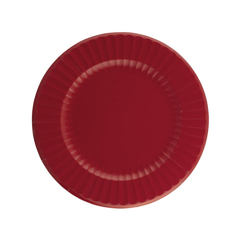 SOTTO PIATTI ROUND SHAPE 33cm ROSSO RUBINO