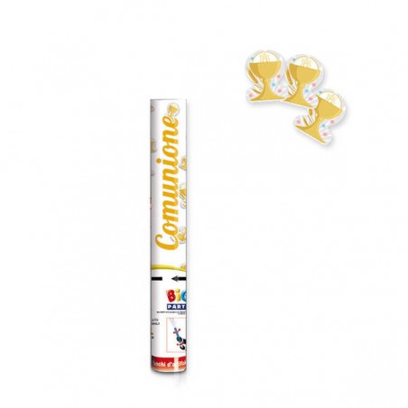 CANNONE SPARA CORIANDOLI COMUNIONE 30cm