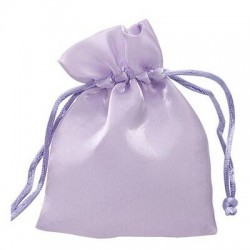 SACCHETTO ORGANZA 9x12cm LILLA LUCIDO 12pz