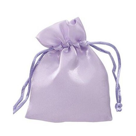 SACCHETTO ORGANZA 9x12cm LILLA LUCIDO 12pz