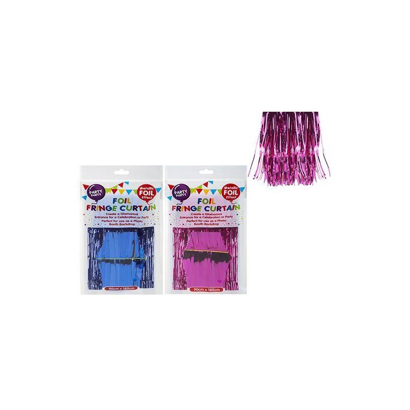 TENDA IN FOIL ROSA AZZURRO ASSORTITE 90x180cm 1pz