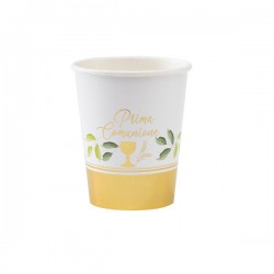 BICCHIERI 250cc PRIMA COMUNIONE 8pz