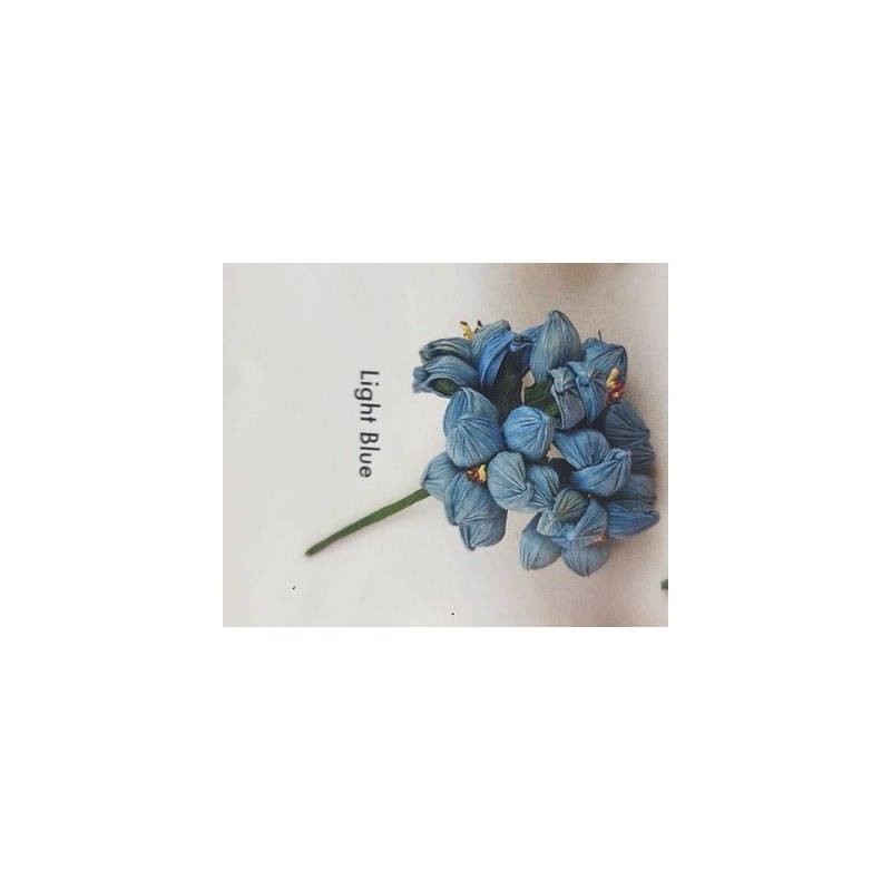 FIORE ROSA MAIS GRANDE CELESTE 6pz