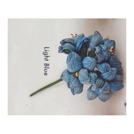 FIORE ROSA MAIS GRANDE CELESTE 6pz