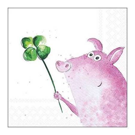 TOVAGLIOLI 33X33 LUCKY PIG 20pz