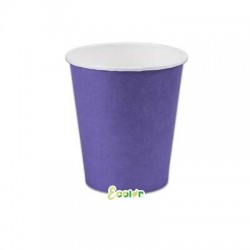 BICCHIERI 200cc ECOLOR BIODEGRADABILI LAVANDA 25pz