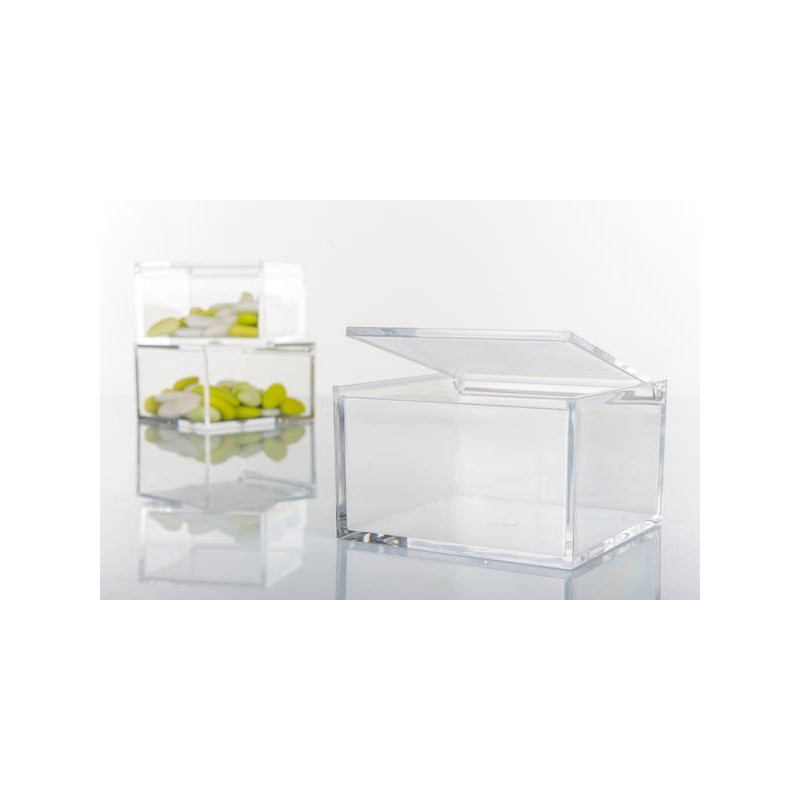 SCATOLA PLEXI 10x10x6cm S/DIVISORIO