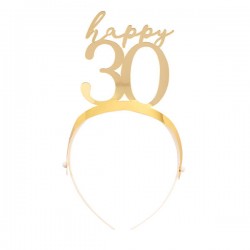 CERCHIETTO HAPPY 30 GOLD 4pz