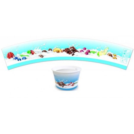 COPPETTA GELATO 80-12 90CC LATTE E FRUTTA 42pz