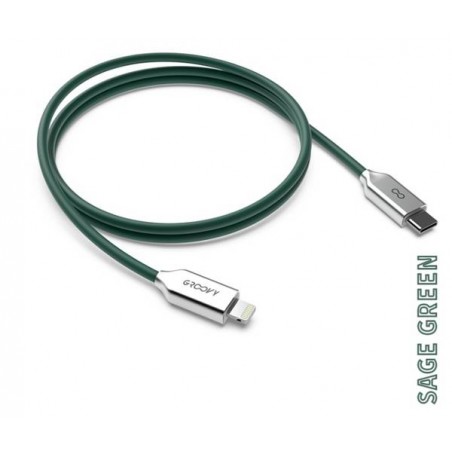 CAVO TYPE-C COLOR 1M 2A 40W GROOVY SAGE GREEN