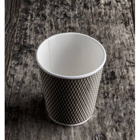 BICCHIERI BEVANDE CALDE DOUBLE WALL 240ml COMPOST ø9xh8cm 25pz