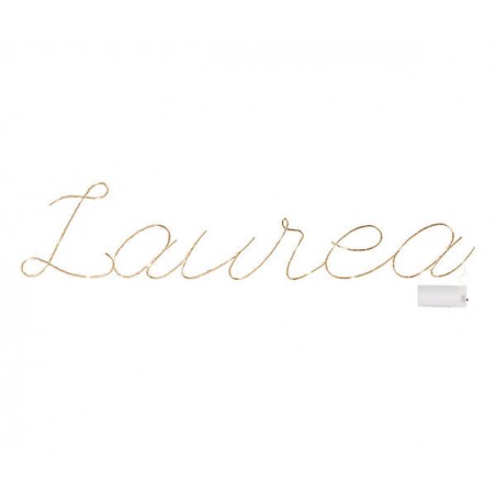 SCRITTA LAUREA LED 72,5x15cm