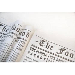 CARTA VEGETALE GREASE PROOF STAMPA NEWSPAPER 30x40cm 500pz