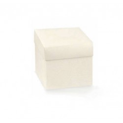 SCATOLA F/COPERCHIO SETA BIANCO 10x10x9 10pz
