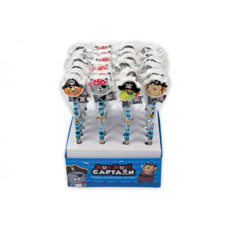 MATITA CON GOMMA PIRATI 1pz