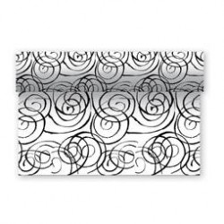 RUNNER TETE A TETE AIRLAID 0,4x24mt MAGIE NERO FATO