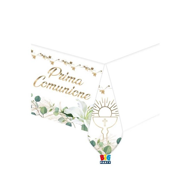 TOVAGLIA PVC 140x270cm PRIMA COMUNIONE LILY