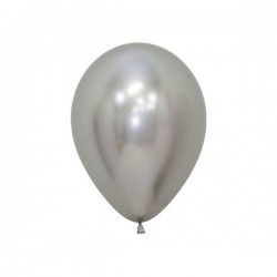 PALLONCINI LATTICE ARGENTO REFLEX 5 15cm 50pz