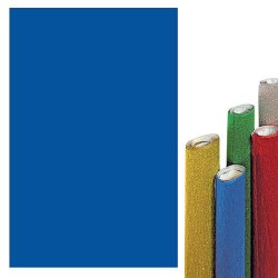 CARTA CRESPA ALLUMINIO ROTOLO cm.50x150 BLU CWR