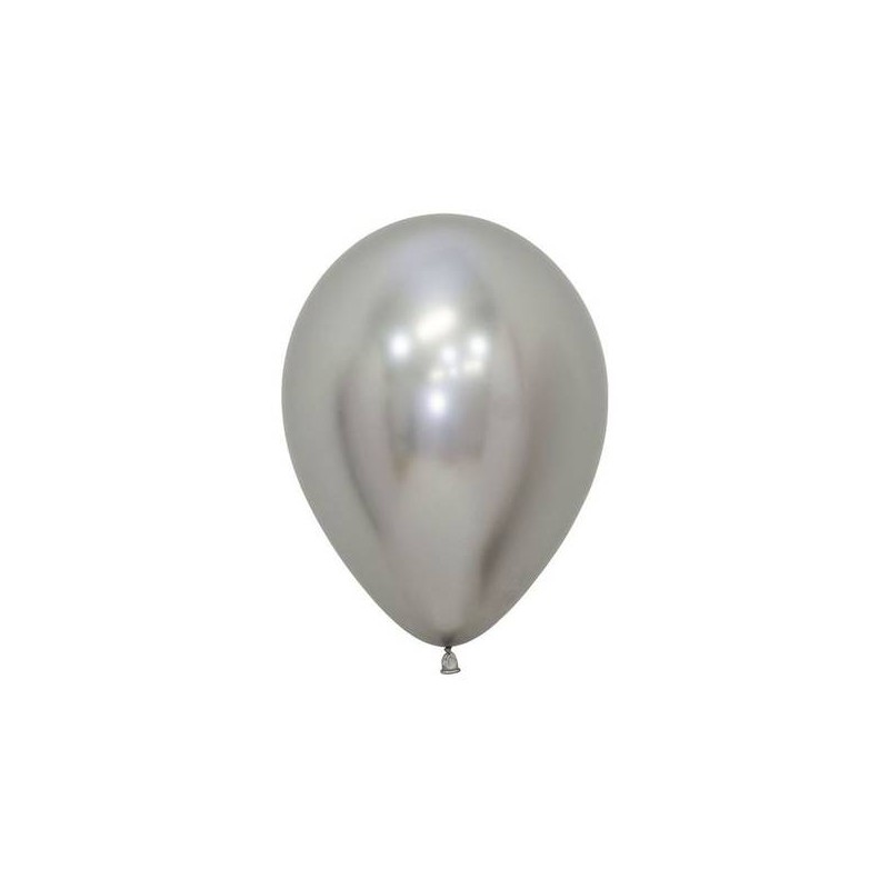 PALLONCINI LATTICE ARGENTO REFLEX 5 15cm 50pz