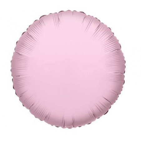 PALLONE MYLAR TONDO ROSA BABY 18 43cm 1pz RC