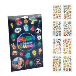 TATUAGGI FLUORESCENTI GLOW IN THE DARK ASS.TI