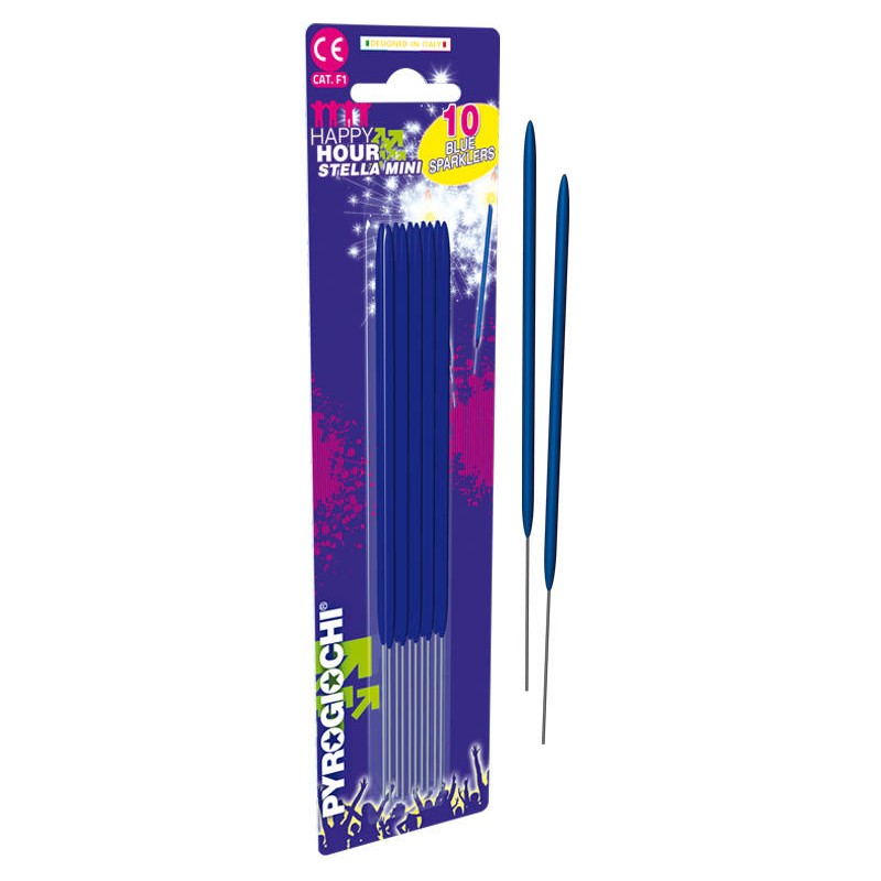 STELLINA SCINTILLANTE MINI BLU 10pz