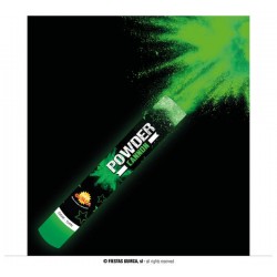 CANNONE POLVERE FLUORESCENTE 30cm VERDE 30gr
