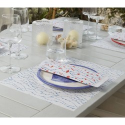 TOVAGLIETTE 30x40cm DEEP OCEAN BLU COBALTO 250pz FATO