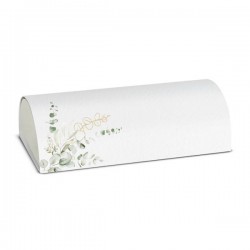 SCATOLA ASTUCCIO COUVETTE C/CASSETTO FIAMMIFERO 5 DIVISORI 10,4X5,7X3cm EUCALIPTO 10pz