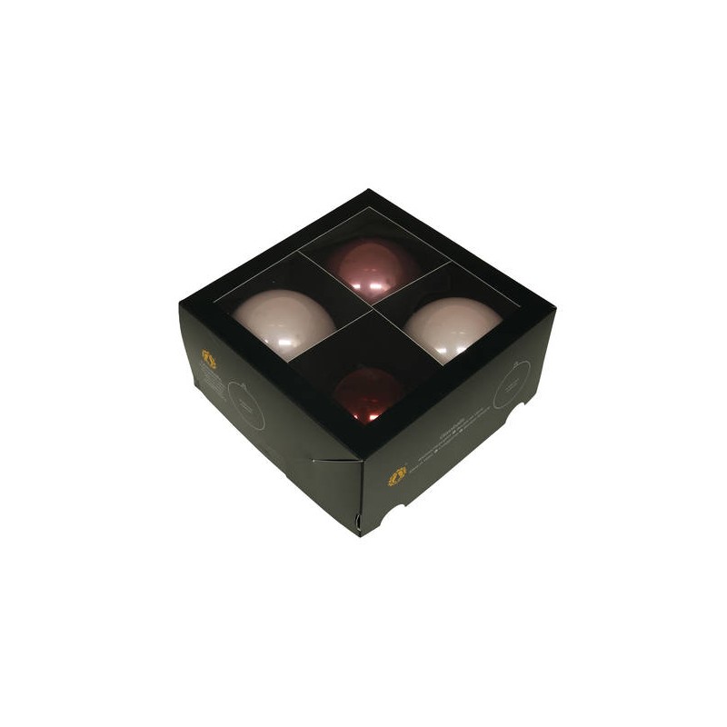 PALLINE VETRO ø80mm WILD BLOSSOM COMBI 8pz