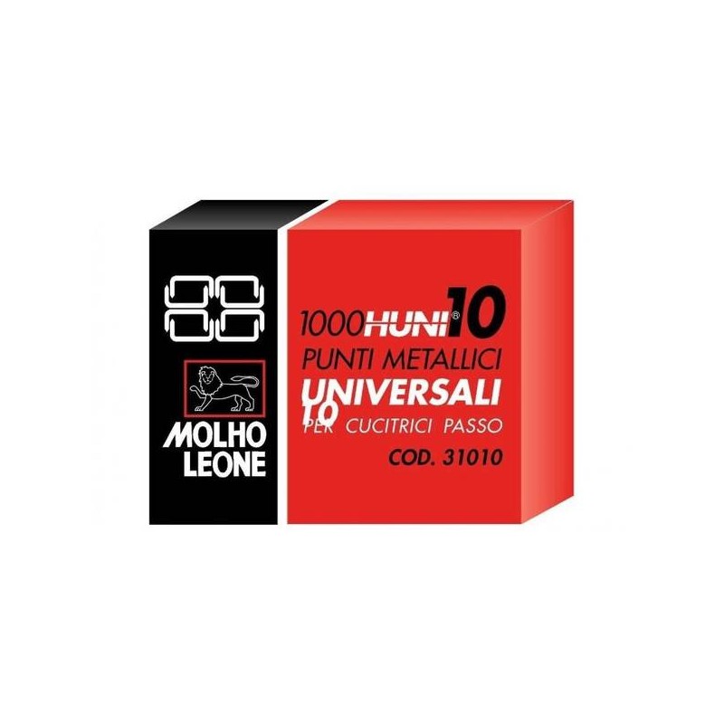 PUNTI CUCITRICE N°10 MOLHO LEONE 1000pz