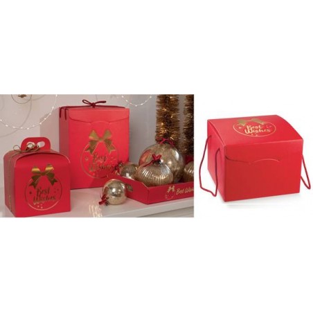 SCATOLA SEGRETO C/COR 24,5x24,5x18cm BEST WISHES ST.CALDO